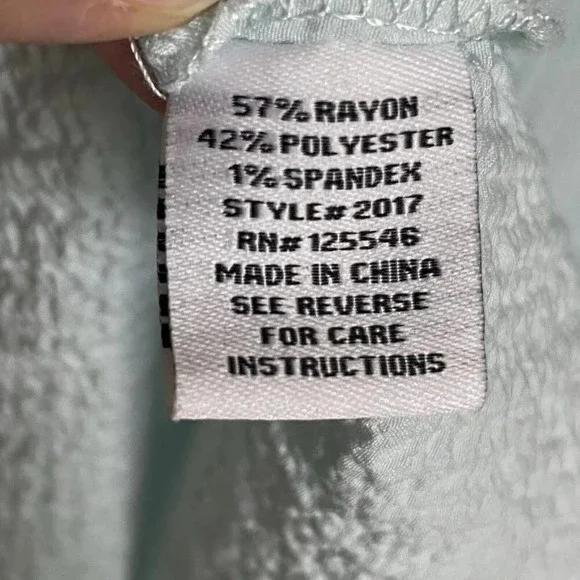 Habitat Soft Crinkle Womens Top Size Medium M Textured Long Sleeve Button Tunic - Picture 9 of 11